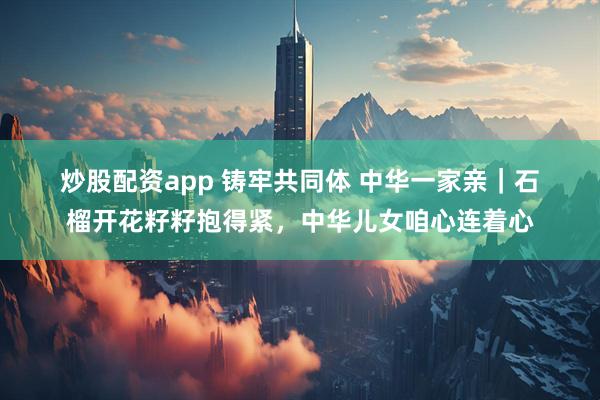 炒股配资app 铸牢共同体 中华一家亲|石榴开花籽籽抱得紧,中华儿女咱心连着心